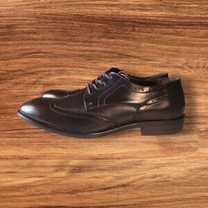 NEW Nine West Nicholas Mens Dress Shoes Size 11 Leather All Manmade Lace up $60